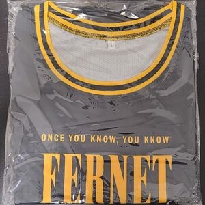 Fernet Branca Distillery Jersey Gray Yellow White Basketball Advertising Large